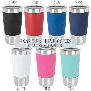 
                  
                    Speakerphone Warning | 20 oz Polar Camel Tumbler | color options
                  
                