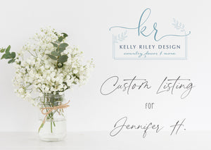 
                  
                    Listing for Jennifer H | Custom Engraved Wood Sign
                  
                