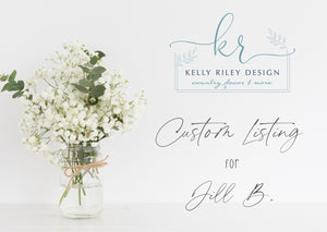 
                  
                    Listing for Jill B | Custom Anniversary Sign
                  
                