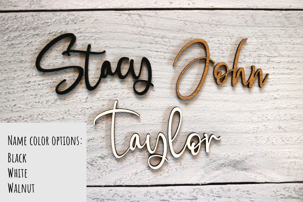 
                  
                    3D Name Stocking Tag with Engraved Holiday Design | Multiple Name Colors Available
                  
                