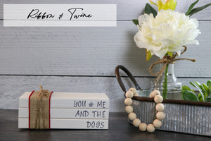 
                  
                    Custom Hand Stamped Faux Book Stack
                  
                