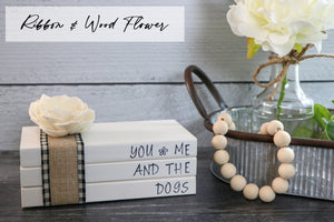 
                  
                    Custom Hand Stamped Faux Book Stack
                  
                