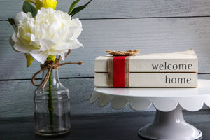 
                  
                    Welcome Home Book Set | Painted Book Stack
                  
                