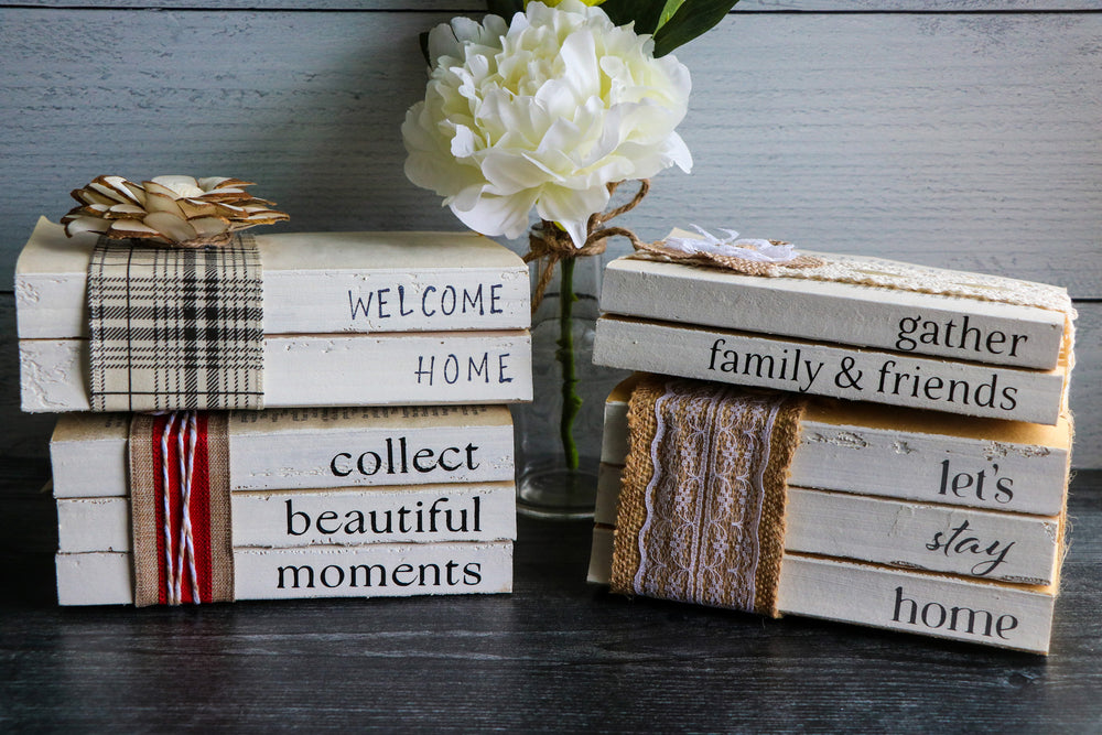 
                  
                    Welcome Home Book Set | Stamped Book Stack
                  
                
