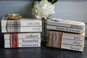 
                  
                    Welcome Home Book Set | Stamped Book Stack
                  
                