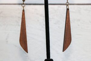 
                  
                    Walnut Slim Wood Earrings
                  
                