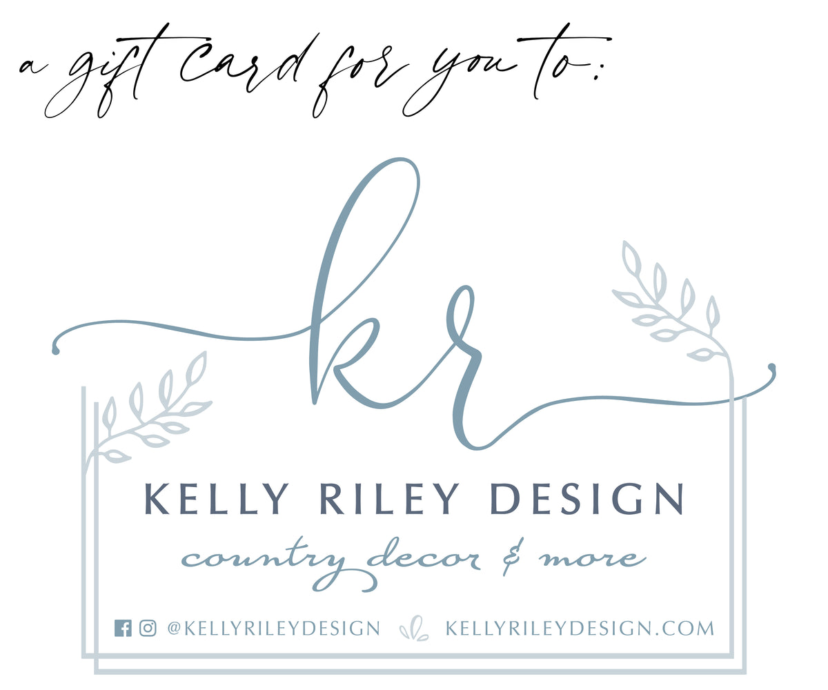 Gift Card – Kelly Riley Design