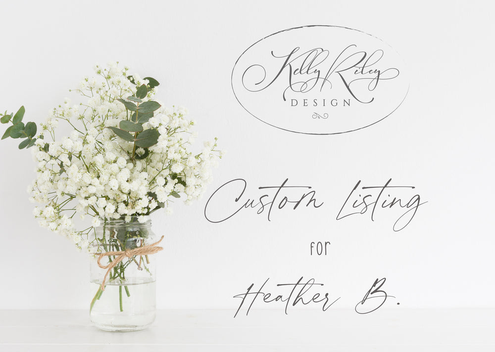 Listing #1 for Heather B | Personalized Wedding Sign | Holsteins