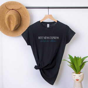 
                  
                    Hot Mess Express Shitshow Edition | Funny Women's Softstyle T-shirt
                  
                