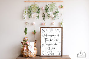 
                  
                    Listing for Kelli W | Beach Theme Framed Wood Sign
                  
                