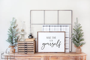 
                  
                    Listing for David C | Make Time For Yourself Framed Wood Sign
                  
                