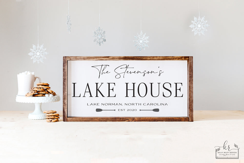 
                  
                    Listing for Tina M | Lake House Framed Wood Sign
                  
                