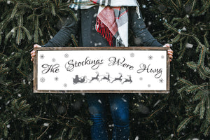 
                  
                    The Stockings Were Hung | Large Framed Wood Sign
                  
                