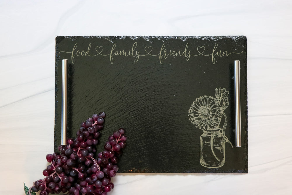 
                  
                    Listing for Scott S | Engraved Slate Charcuterie Tray
                  
                