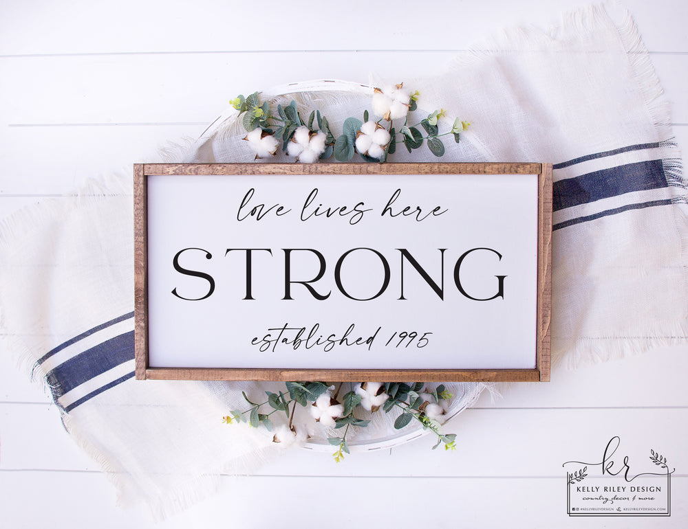 
                  
                    Listing for Karen S | Love Lives Here Family Name Sign
                  
                