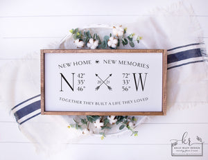 
                  
                    Listing for Tina D | New Home Framed Wood Sign
                  
                