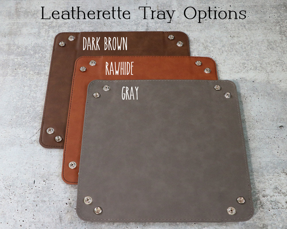 
                  
                    Father's Day Valet Tray | Catchall Tray | Leatherette Tray
                  
                