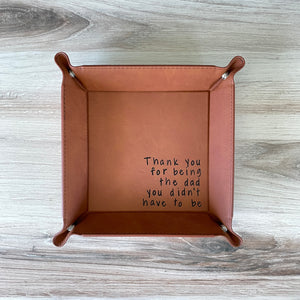 
                  
                    Custom Handwriting Valet Tray | Catchall Tray | Leatherette Tray
                  
                