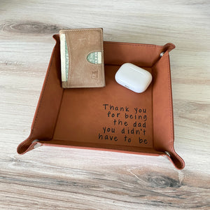 
                  
                    Custom Handwriting Valet Tray | Catchall Tray | Leatherette Tray
                  
                