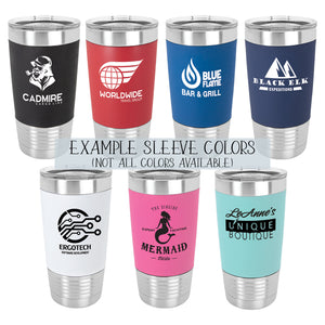 
                  
                    Silicone Sleeve for Tumbler | Accessory for 20 oz Polar Camel Tumbler | multiple designs & colors
                  
                