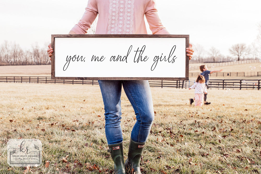 
                  
                    Listing for Sandi W | You Me Girls Framed Wood Sign
                  
                